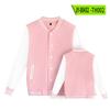 Uniforme de Baseball Básico de Cor Sólida Jaqueta Cardigã Tendência Estampada Americana Roupas de Trabalho Largas Estilo Coreano Jaqueta de Casal