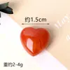 Corazón de Cristal Natural Mini de 15 mm Forma de Corazón Tallado 3D Piedra Cruda Accesorios para Joyería DIY Adornos Fábrica Venta al por Mayor