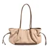 Bolso Grande de Gamuza Retro Modelo 2026 para Mujer Bolso de Hombro Simple de Nicho Bolso de Axila Bolso Tote Casual para el Trabajo