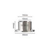 Acero Inoxidable 304 Brida de Junta de Vacío KF Junta de Soldadura Abrazadera de Montaje Rápido Chuck KF10 16 25 40 50