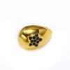 Brincos Femininos de Aço Titânio Banhados a Ouro, Estilo Francês, Estilo Ins, Elegantes, Cravejados com Diamantes, Formato de Gota, Nicho, High-end, All-match, Brincos em Arco
