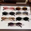 Gafas de Sol Rombo sin Marco de Uña de Arroz Estilo Nuevo Gafas de Sol para Hombre Transfronterizas Estilo Lujo Ligero Gafas de Sol con Montura Metálica Personalizada Europeas y Americanas