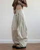Pantalones casuales plisados curvos de secado rápido para el verano para hombre, pantalones rectos holgados de pierna ancha, delgados, modernos y versátiles