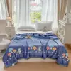 Manta Estampada 320g Franela Manta de Alto Peso Engrosada Dibujos Animados Ultra Suave Manta para Siesta en la Oficina Regalo Venta al por Mayor