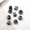 Sfumato Duas Cores Estilo Chinês Quadrado Imitação de Jade Acrílico Corrente para Celular Acessórios de Cabeça Acessórios para Joias DIY