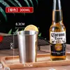 Taza de Acero Inoxidable 304 Estilo Coreano, Taza de Agua de una Sola Capa, Taza para Bebidas Frías, Taza de Restaurante, Taza Anticaídas, Taza para Cerveza, Taza para Bebidas