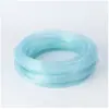 Manguera de PVC Verde Translúcido Tubo de Plástico Hueco Bolso con Asa Perchero Tubo Suave Manualidades Tubo Suave de PVC Personalización