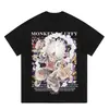 Talla Europea TransfronterizaForma NikaEstampado LuffyMarca de Anime de ModaCamiseta Holgada de Manga Corta VeranoEstilo Americano Resistente