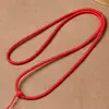 Collar Hecho a Mano Grueso Simple de Gama Alta con Cordón Negro Ajustable para Hombres, Adecuado para Colgantes de Jade