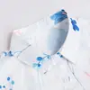 En stock nuevo vestido camisa de moda europea y americana XIU-flor