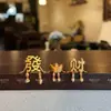 Artículos Lindos de Decoración para el Interior del Coche para la Buena Fortuna, Monedas de la Fortuna Impresas en 3D, Adornos de Bendición para el Año del Caballo