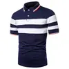 Camiseta Transpirable de Manga Corta de Verano Estilo Ins Europeo y Americano para Hombre, Camisa Polo Deportiva de Botones