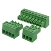 KF2EDGK3.5mm3.81 Bloco de Terminais Plug-in Conector de Acoplamento 15EDG Conector de Acoplamento 4Pin5P Verde 3