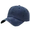 Gorra de béisbol de ala plana de algodón puro lavado de color sólido, gorra de béisbol de ala suave para hombres y mujeres, venta al por mayor de gorras de béisbol europeas y americanas de estilo antiguo