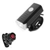 Luz de bicicleta 2255 farol luz de aviso traseira led à prova d'água novo conjunto usb Acessórios para bicicleta de ciclismo bicicleta de montanha
