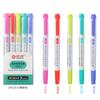 Zhipai 618 color gris claro resaltador de doble punta traje de 25 colores WKT7 marcador de llave plana