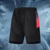 Traje Deportivo de Secado Rápido para Hombre, Verano Hielo Seda Manga Corta Pantalones Cortos Camiseta Ropa para Correr Exportación Transfronteriza Venta al por Mayor de Fábrica
