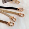 Cinto Elástico Fino Estilo Novo Francês Simples Versátil Decorativo Saia Suéter Cinto Fino Fivela Feminina Cinto Pequeno