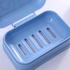 Caja de Jabón Impresa con Tapa abatible Caja de Jabón para Artículos de Tocador de Baño Plástico de Baño Caja de Jabón Impresa con Drenaje para Viaje Multiusos