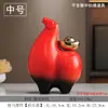 Novo Estilo Chinês Cerâmica Imediatamente Rico Retro Cavalo Tang Ornamentos Cavalo Vermelho Cavalo Preto Sala de Estar Entrada Decoração Artesanato Atacado