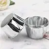 Vaso de papel dorado y plateado para hornear pasteles, vasos de papel para muffins, vasos de papel para pasteles, soporte de papel recubierto para rizar muffins, tamaño grande y mediano, tamaño pequeño.