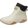 Botas de chuva forradas de lã para casais, antiderrapantes, à prova d'água, resistentes ao desgaste, botas de chuva, pesca ao ar livre, cavaleiro, chef, sapatos de borracha com plataforma quente
