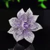 Broche de Flor Nuevo y de Moda, Resistente, de Gama Alta, Exquisito, Ramillete de Lujo Ligero, Accesorios Elegantes y Exagerados