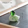 Artesanía de Vidrio Zibo Adornos de Pato Mandarín de Vidrio Animales de Cristal Boshan Pato Hecho a Mano Regalo Decoración de Escritorio