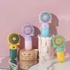 Ventilador de Mão Pequeno USB de Frutas com Suporte para Celular Portátil ao Ar Livre para Estudantes Ventilador Elétrico Infantil Presente para Crianças Logo Personalizado