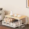 Prateleira de Armazenamento para Mesa, Prateleira de Armazenamento Multicamadas, Porta-Copos Multifuncional, Organizador de Lanches Tipo Gaveta, Item de Venda Quente Transfronteiriço