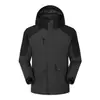 Chaqueta de montaña para hombre y mujer tres en uno desmontable con capucha, dos piezas, cortavientos e impermeable, personalizada para otoño e invierno
