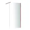 Mampara de Ducha Tipo Pantalla Sin Marco de Calidad de Exportación para Comercio Exterior, Separación Seco-Húmedo, Panel de Pantalla de Baño Simple y Elegante