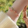 Pulsera de Cereza Dulce de Primavera Temprana para Mujer Diseño Nicho Temperamento Dulce Pulsera de Gama Alta para Estudiante Novia Pulsera