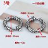 Hebilla Colgante Hebilla de Plata Esterlina 925 Collar con Hebilla Conectora Hebilla para Pulsera DIY Hebilla Grande de Resorte Accesorios de Plata Tailandesa Hebilla de Anillo