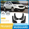 Comercio Exterior Transfronterizo Adecuado para Peugeot 3008 2016-2019 Guardabarros de Rueda de Coche Modificación de Cuero