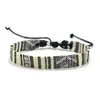 Pulsera Dopamina Multicolor Estilo Étnico Original Pulsera de Tela Tejida a Mano Pulsera de Algodón y Lino Accesorios para Ropa