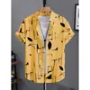 Nova Camisa de Manga Curta Xadrez de Verão Moda Masculina Casual Fina Versátil Bonita Simples