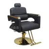 Sillón de Barbero, Sillón de Peluquería Moderno, Sillón de Barbero Reclinable, Sillón Reclinable Profesional para Corte de Cabello en Salón, Sillón para Permanente y Tinte