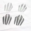 Tiras Anti-colisão para Abertura de Porta de Fibra de Carbono WRC Tiras Anti-colisão de Porta Tiras Anti-riscos Tiras Anti-colisão para Carro 4 Peças