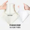 Ropa interior para mujer de algodón puro, grado 10A, antibacteriana, entrepierna extendida, dulce estampado floral, cintura media, bragas de algodón cómodas sin costuras para niña
