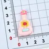 Novo Resin Brilhante Colorido Ukulele Guitarra DIY Artesanal Grampo de Cabelo Chaveiro Pingente de Bolsa Acessórios de Joias