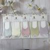 Calcetines Invisibles de Seda de Hielo Nuevos Primavera/Verano Tongran con Fragancia, Estampado Floral, Algodón Puro, Transpirables, Frescos, Ultrafinos, Antideslizantes para Tobillo Venta al por Mayor