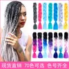 Peluca Europea y Americana Fibra Química trenza trenza jumbo cabello Alambre de Alta Temperatura Rastas Africanas Exportación Estilo Caliente