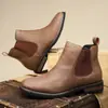 Nuevos Zapatos de Cuero para Hombre Zapatos Formales de Negocios Tallas Grandes para Hombre Zapatos de Comercio Exterior de Amazon Hombre 11005