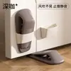 Tapón de Puerta de Silicona, Cuña Anticolisión para Puerta, Bloqueador de Puerta, Sujetador a Prueba de Viento, Fácil de Guardar, Tapón de Puerta Amortiguador sin Taladrar