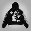 Nueva sudadera con capucha con estampado de garra solitaria juvenil HELL STAR de Cross-border con estampado de National Tide Treasure Boy