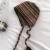 Pasamontañas Cálido de Invierno Gorro con Orejeras Circunferencia de Cabeza Grande Hace que la Cara se Vea Más Pequeña Elegante Versátil Gorro de Lana Tejido Fair Isle