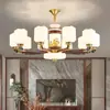 Novo Lustre de Estilo Chinês Madeira Maciça Estilo Chinês Duplex Lustre Grande Vila Casa Autoconstruída Suspenso Mezanino Lustre
