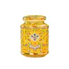 Latas de Té Rectas de Color Esmaltado Jingdezhen Cerámica Sellada Retro de Lujo Ligero Estilo Chino Nuevo Decoración del Hogar