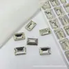 Wuzhou K9 Super Brilhantes 8X12 Cantos Retos Strass Açúcar de Gelo 1:1 Réplica Huazi Ponta Afiada Decorativa Acessórios para Nail Art DIY